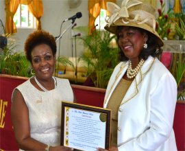 Mount Zion’s Missions honours Faith Marshall Harris