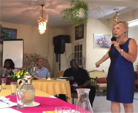 Marie Lucie Spoke John Maxwell Seminar 2018