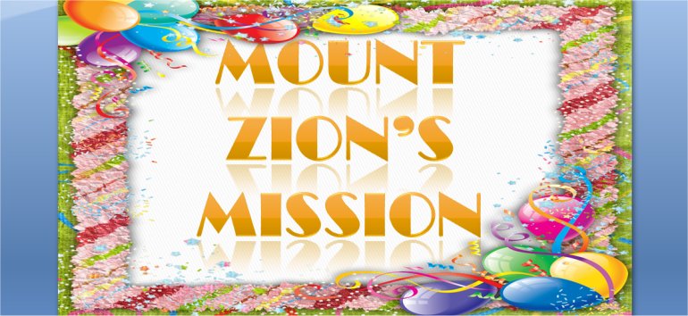 Mount Zion's Missions Inc Barbados 
        Foursquare Church April 4th 2021 message