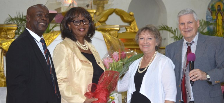 Apostle Lucille and Chris Baird's message from Mount Zion's Missions Inc Barbados Foursquare Church to the Foursquare Leadership