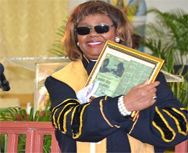MZM Celebrates the Governor General Apostle Dr. Lucille Baird honours Madame Justice Dame Sandra Mason Governor General of Barbados