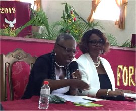Mount Zion's Missions Inc Barbados Foursquare Church Annual Convention Tuesday womens forum Rev Gail Price 2019